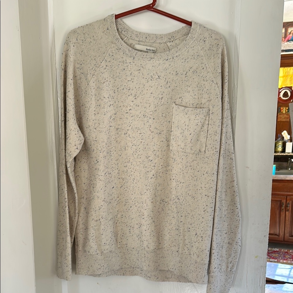 Hawker Rye Men’s Crewneck Sweater with Pocket